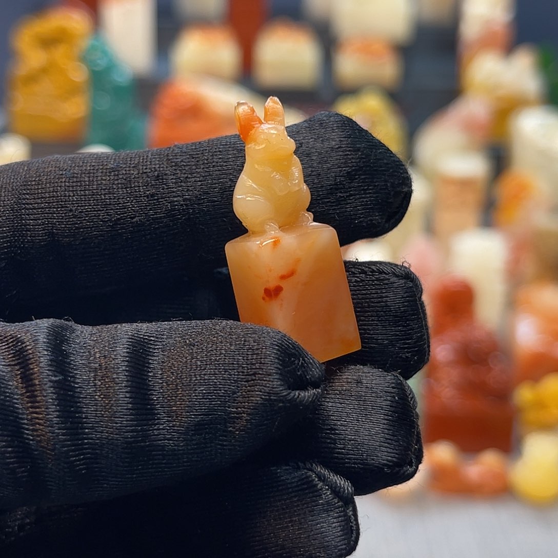 寿山石印石包邮包刻7268