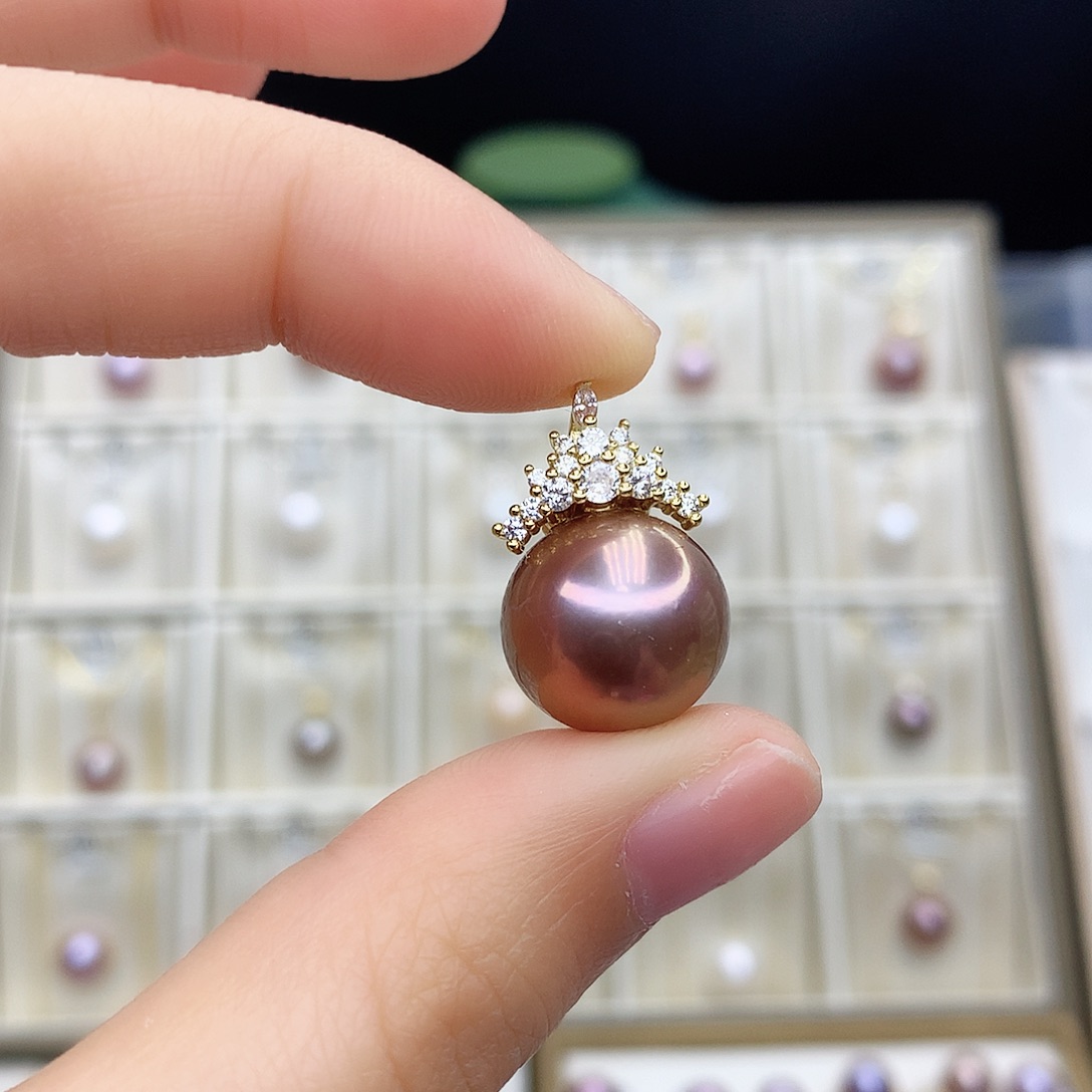 淡水珍珠颈饰合金