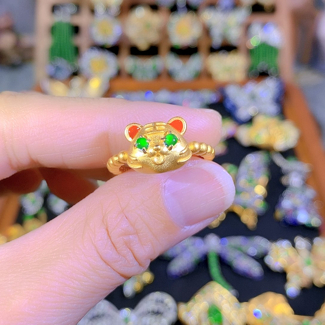 吊坠(不含链)银S925镶嵌翡翠