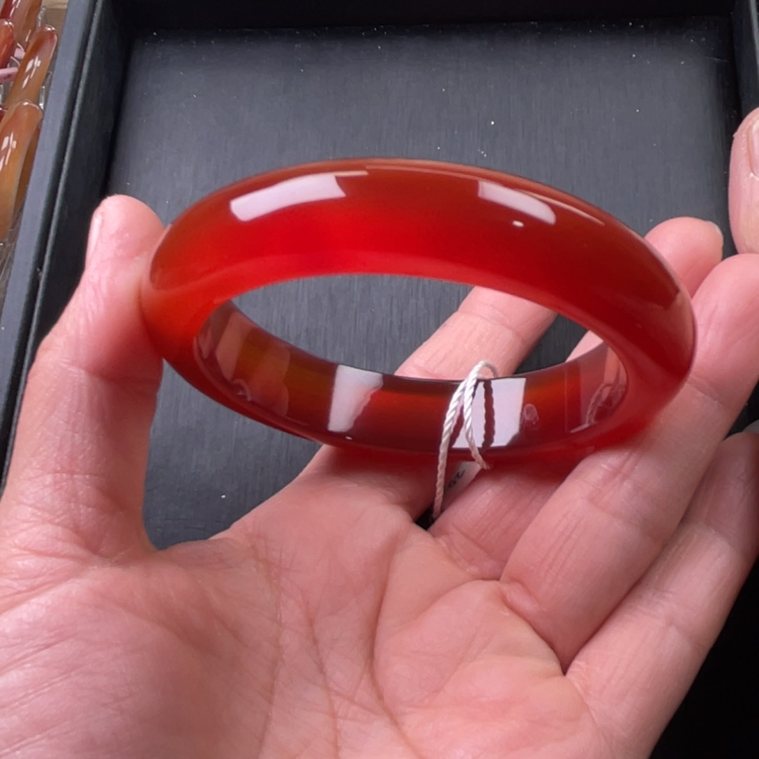 玛瑙/玉髓手镯未镶嵌甜****糖