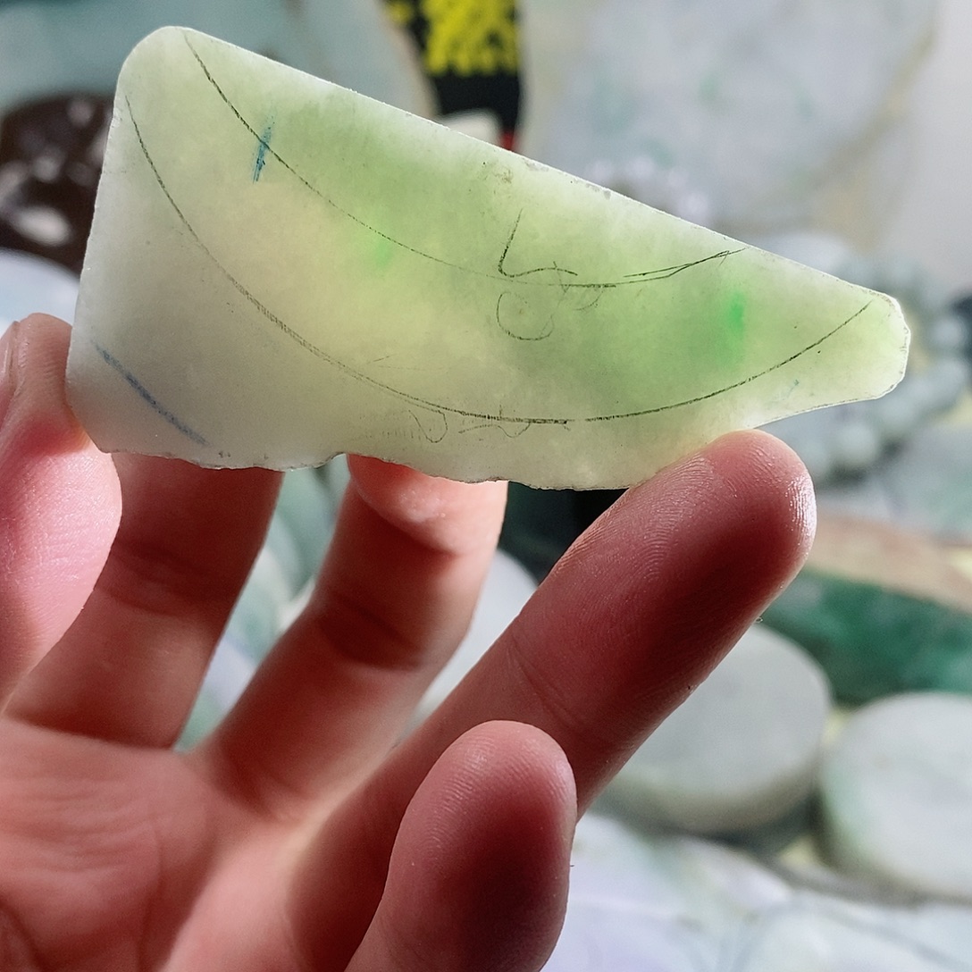 翡翠散珠天然缅甸翡翠a货9