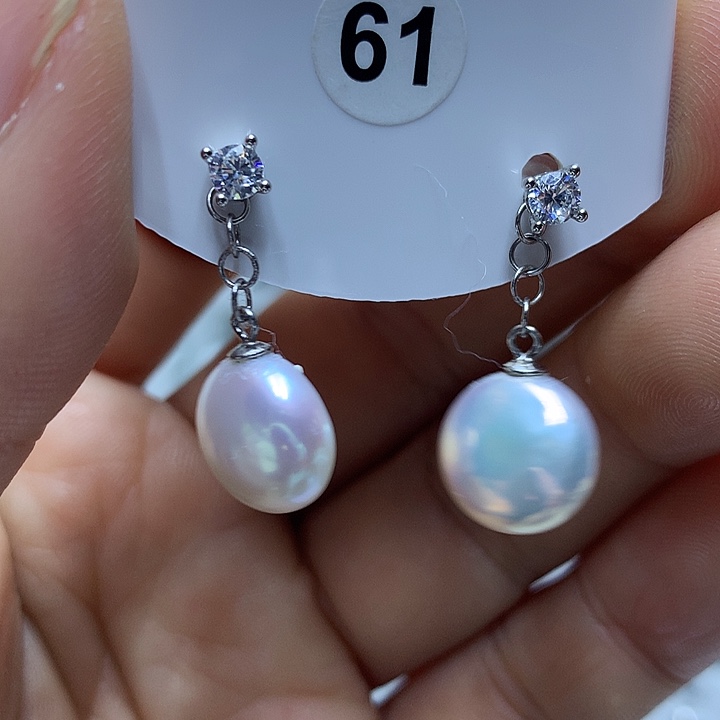 幸***紫巴洛克银S925镶嵌淡水珍珠