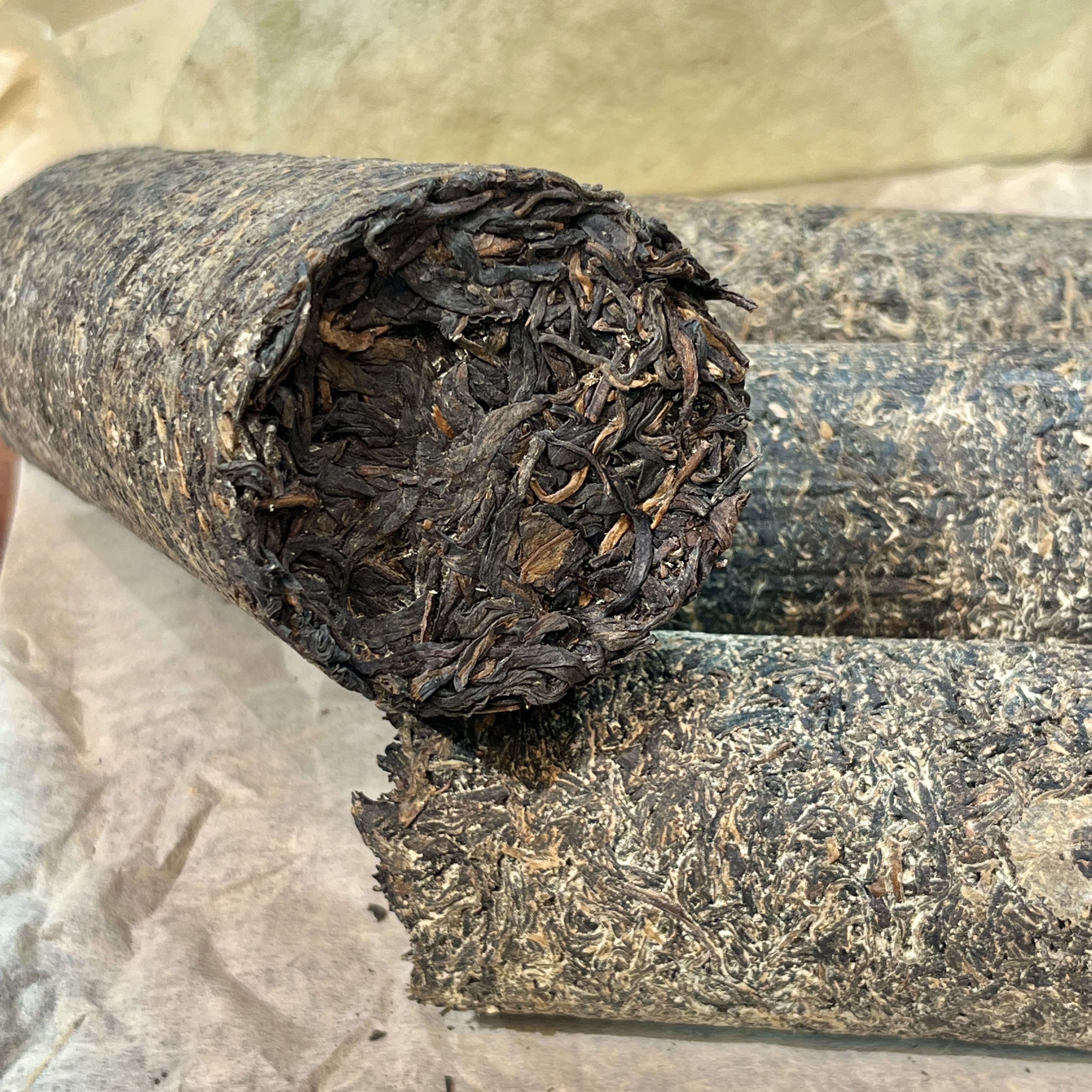 90年代私藏那卡竹筒茶生茶200克