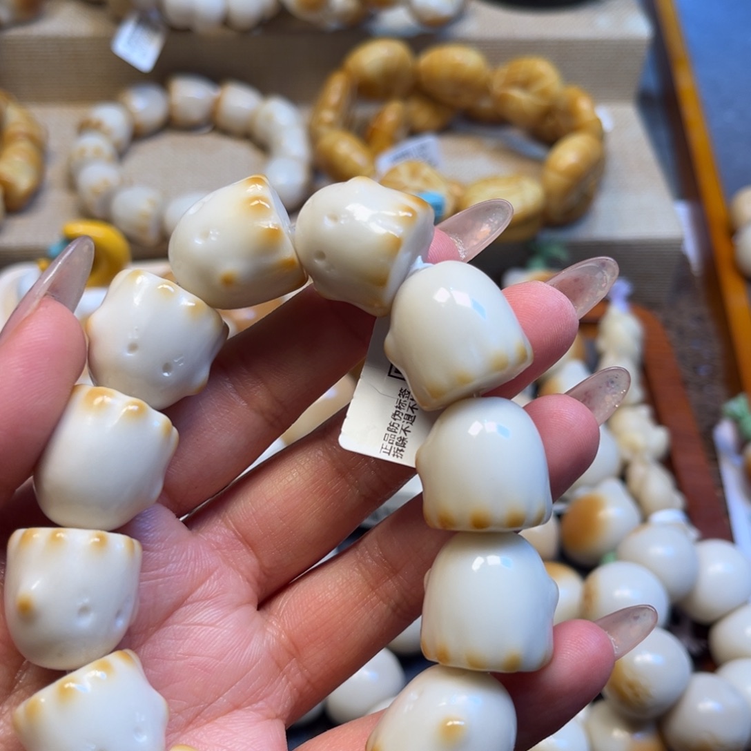 菩提根/象牙果手串12.6微瑕十二颗炭烤幽灵20号链接