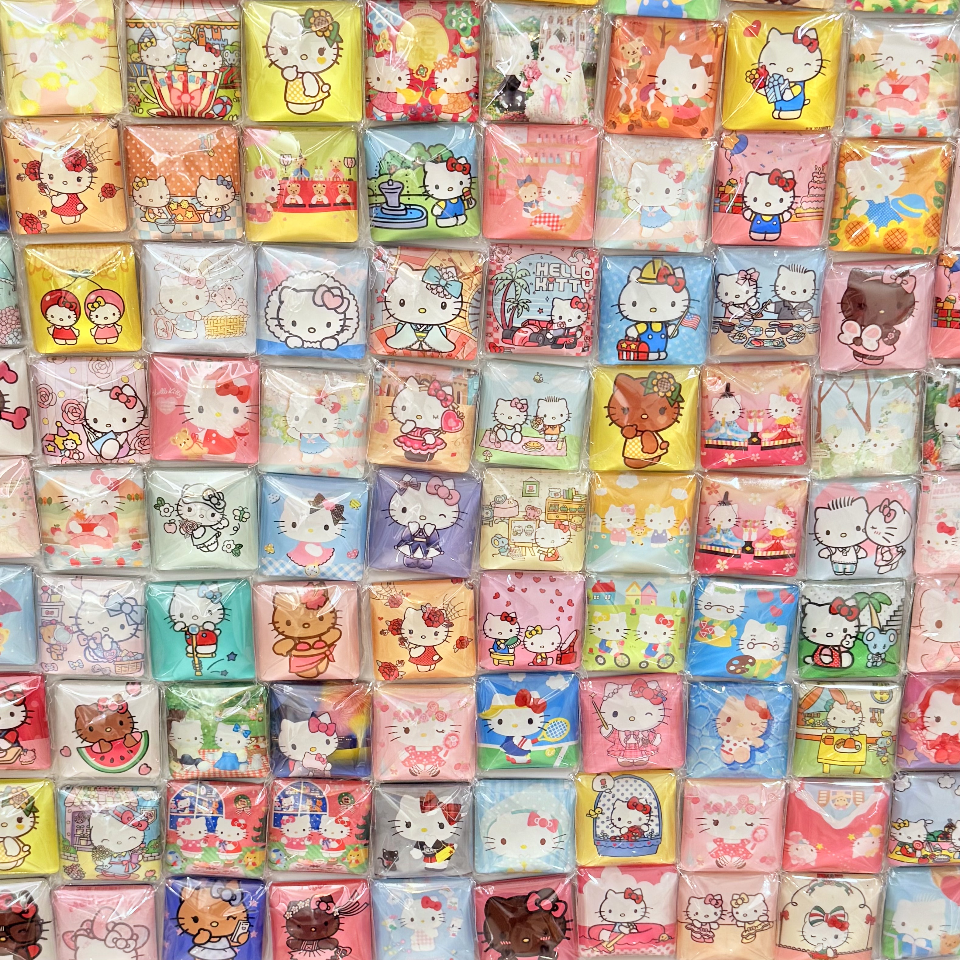 kitty水晶玻璃磁性冰箱贴定制盲盒