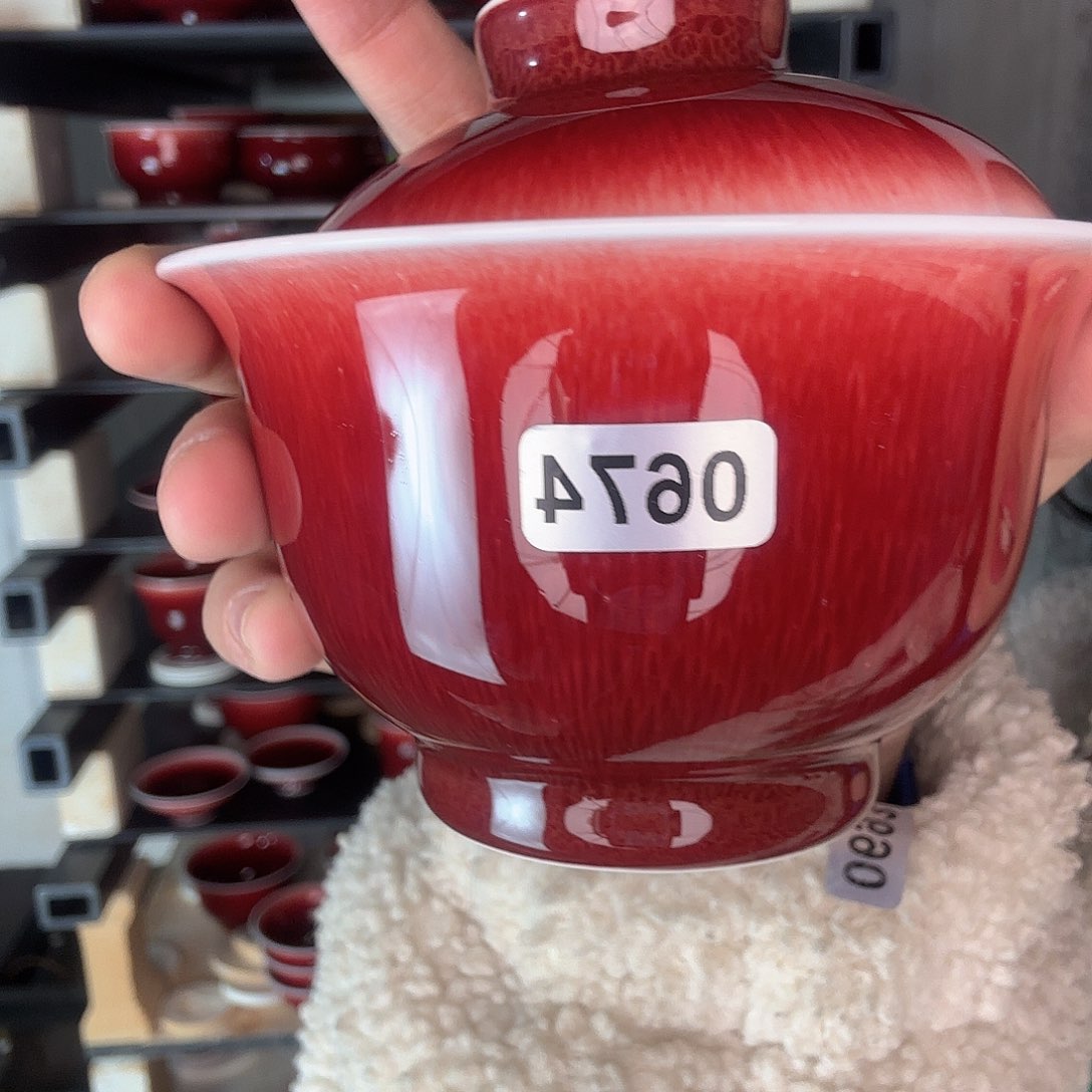 碗景德镇郎红陶瓷