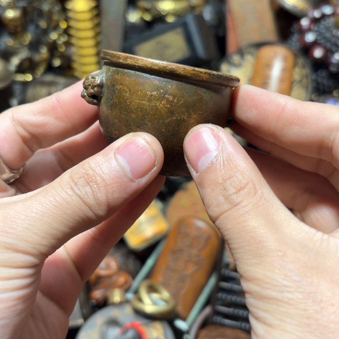 珍华铜器文玩摆件