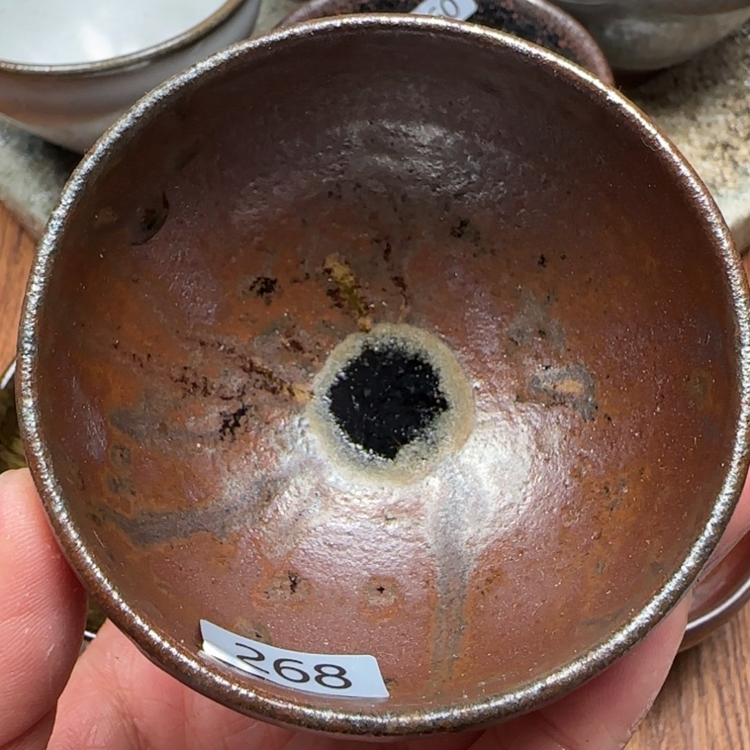 柴烧建盏茶盏茶杯268