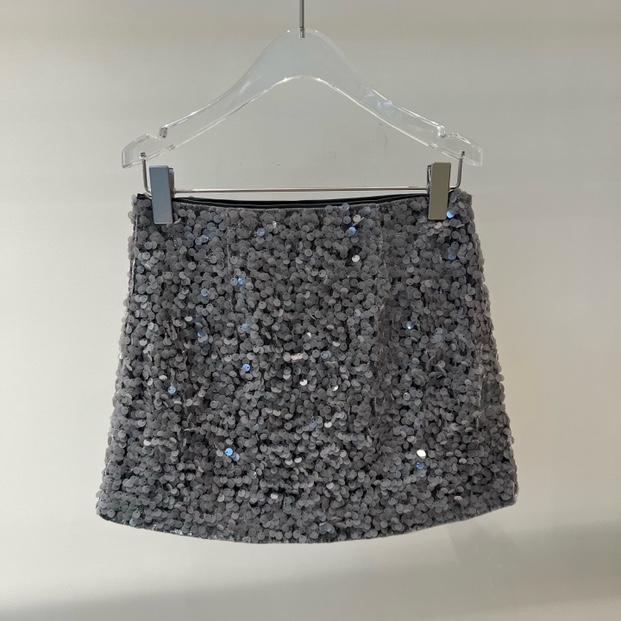 半身裙-135B351167高级感亮片时尚A字短裙