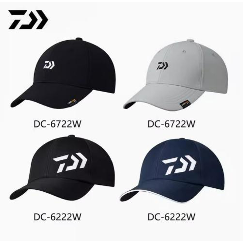 DAIWA达瓦DC-6222W DC-6722W户外遮阳鸭舌帽防晒棒球太阳帽钓鱼帽