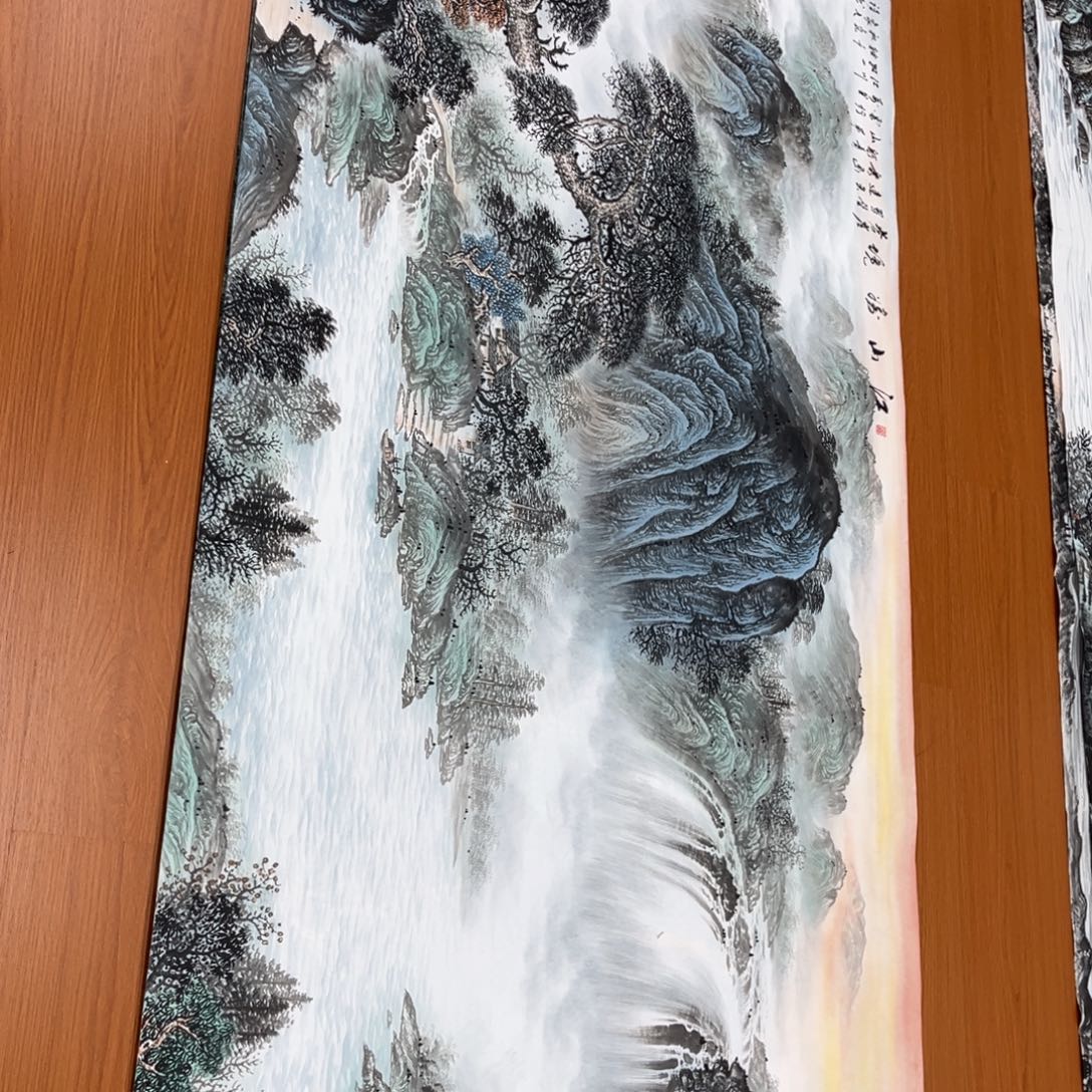 明锐老师精品小八尺画心