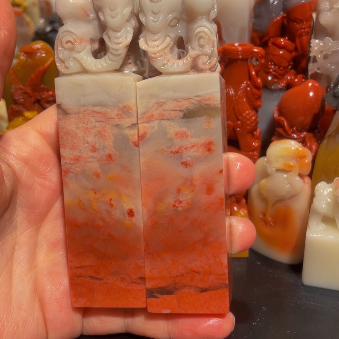 寿山石印石精美寿山