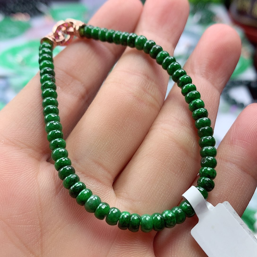 未镶嵌手链翡翠手串