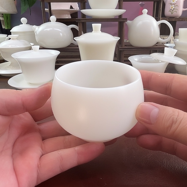 安全装：隐唐窑/璞玉素烧170ml罗汉杯