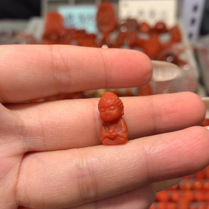 【闪购商品】未镶嵌佛宝宝南红玛瑙