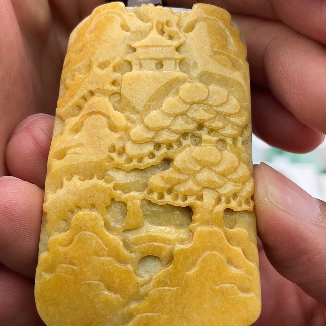 颈饰未镶嵌翡翠翡翠