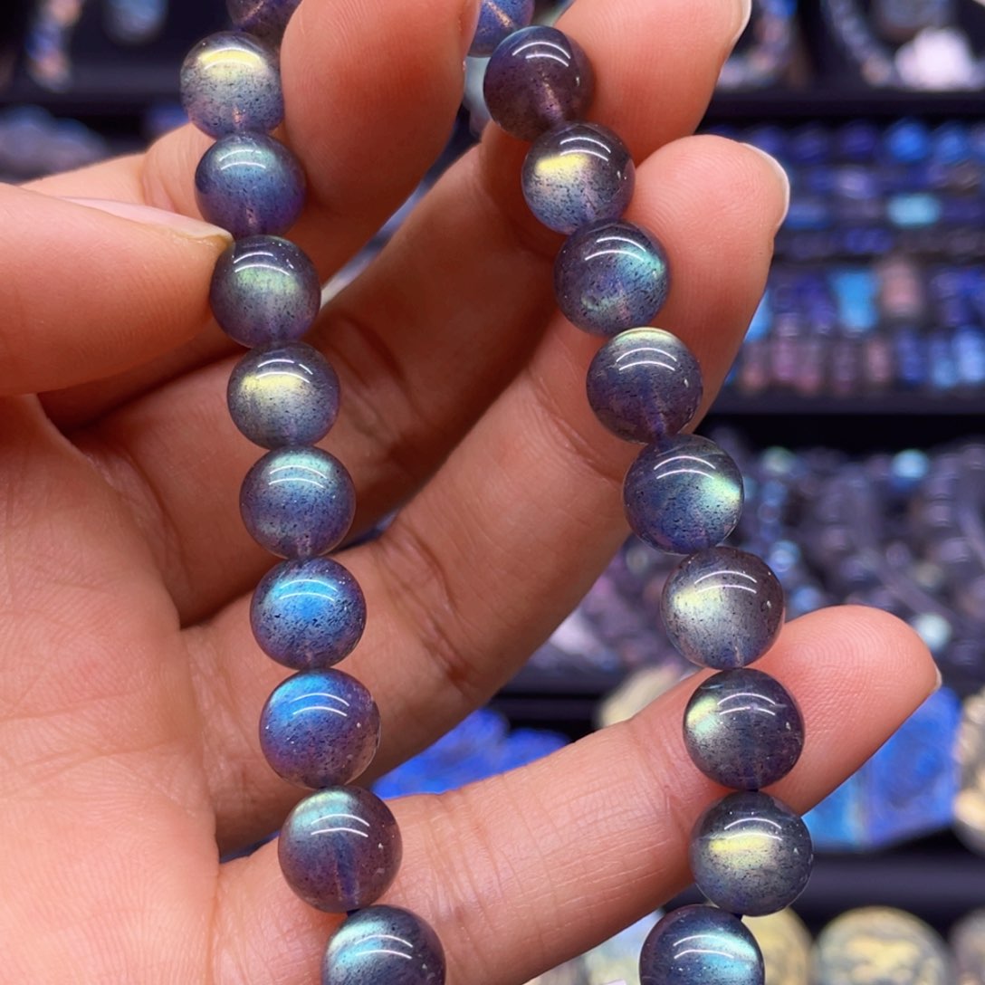 未镶嵌手串长石8.2左右