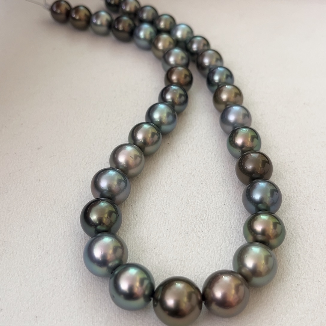 银S925镶嵌颈饰海水珍珠莫兰迪11-14