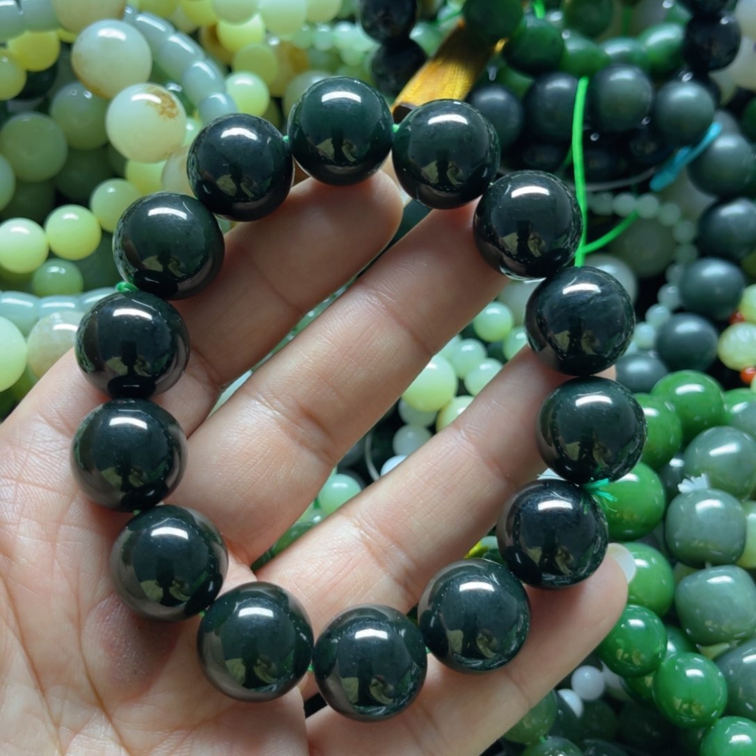 和田玉手链未镶嵌