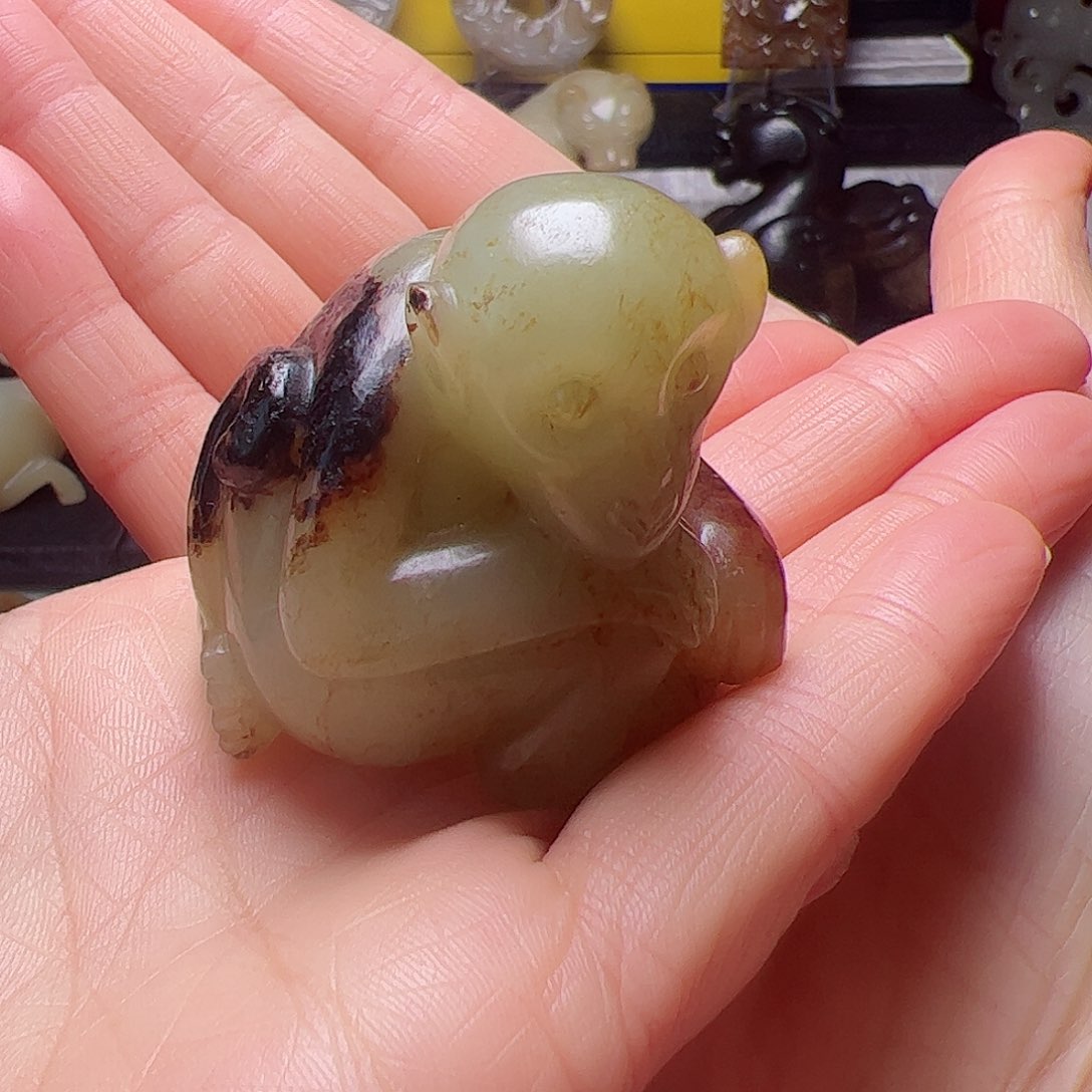 和田玉挂件未镶嵌老*