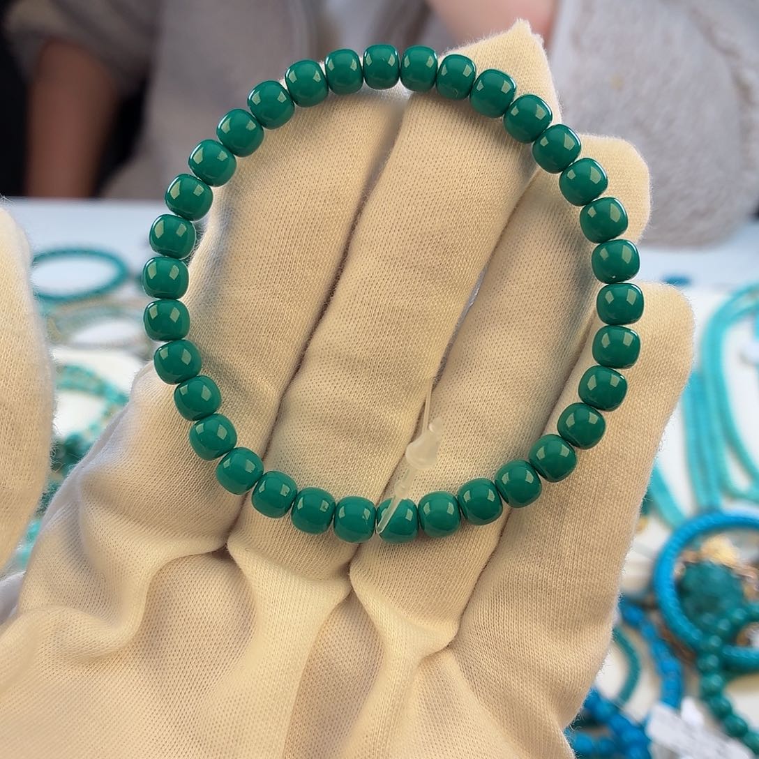 绿松石未镶嵌挂件6mm