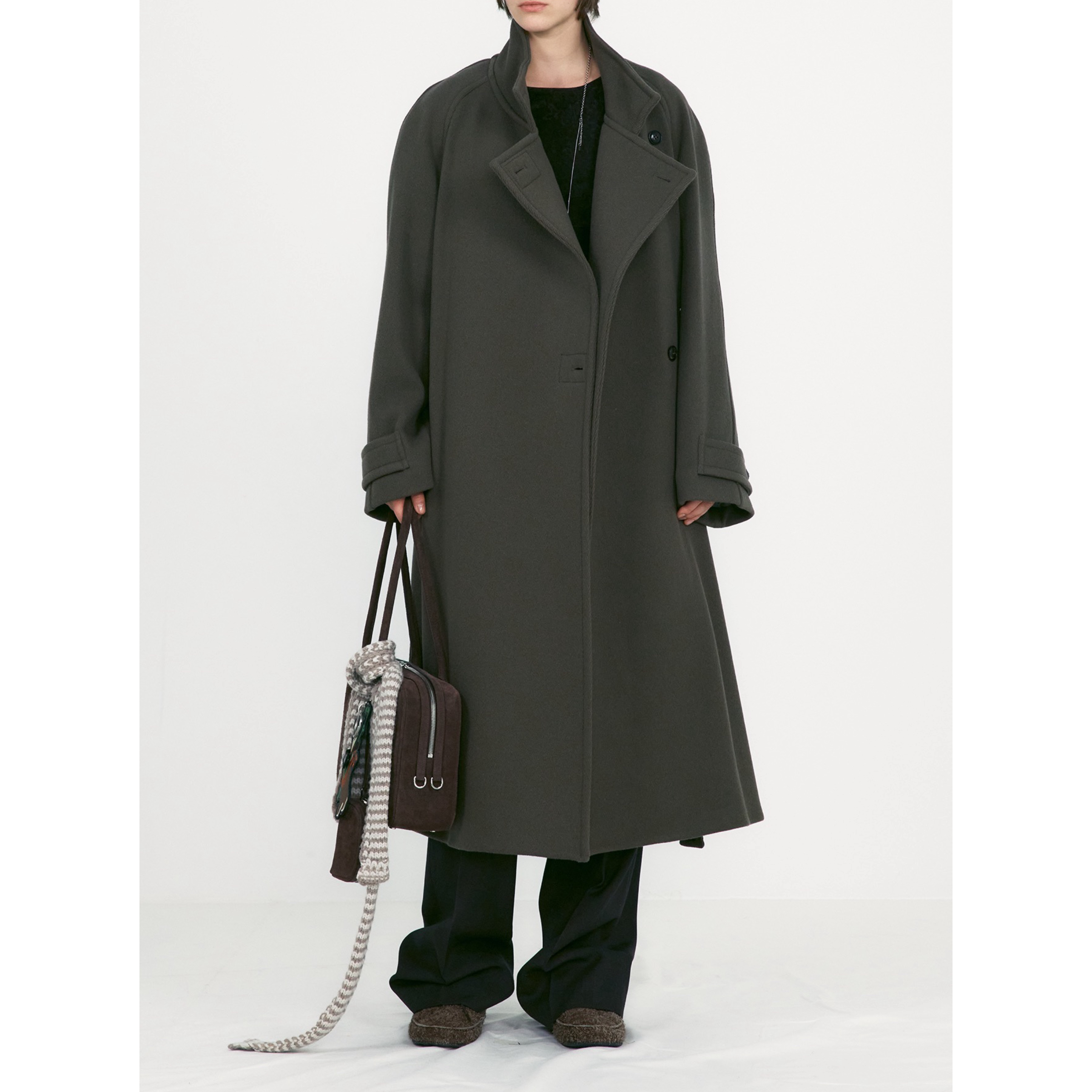 SANSTORE LOW CLASSIC 长款毛呢大衣 25秋冬