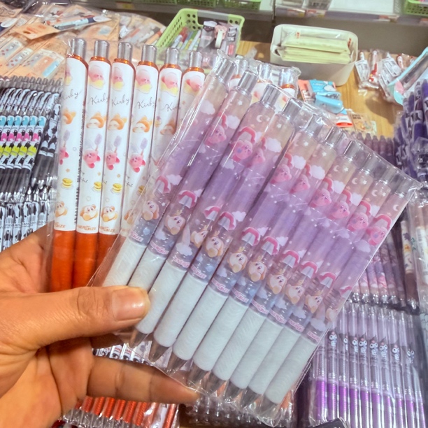 派通笔星之卡比自动铅笔紫握稀有好 看限定联名笔741461