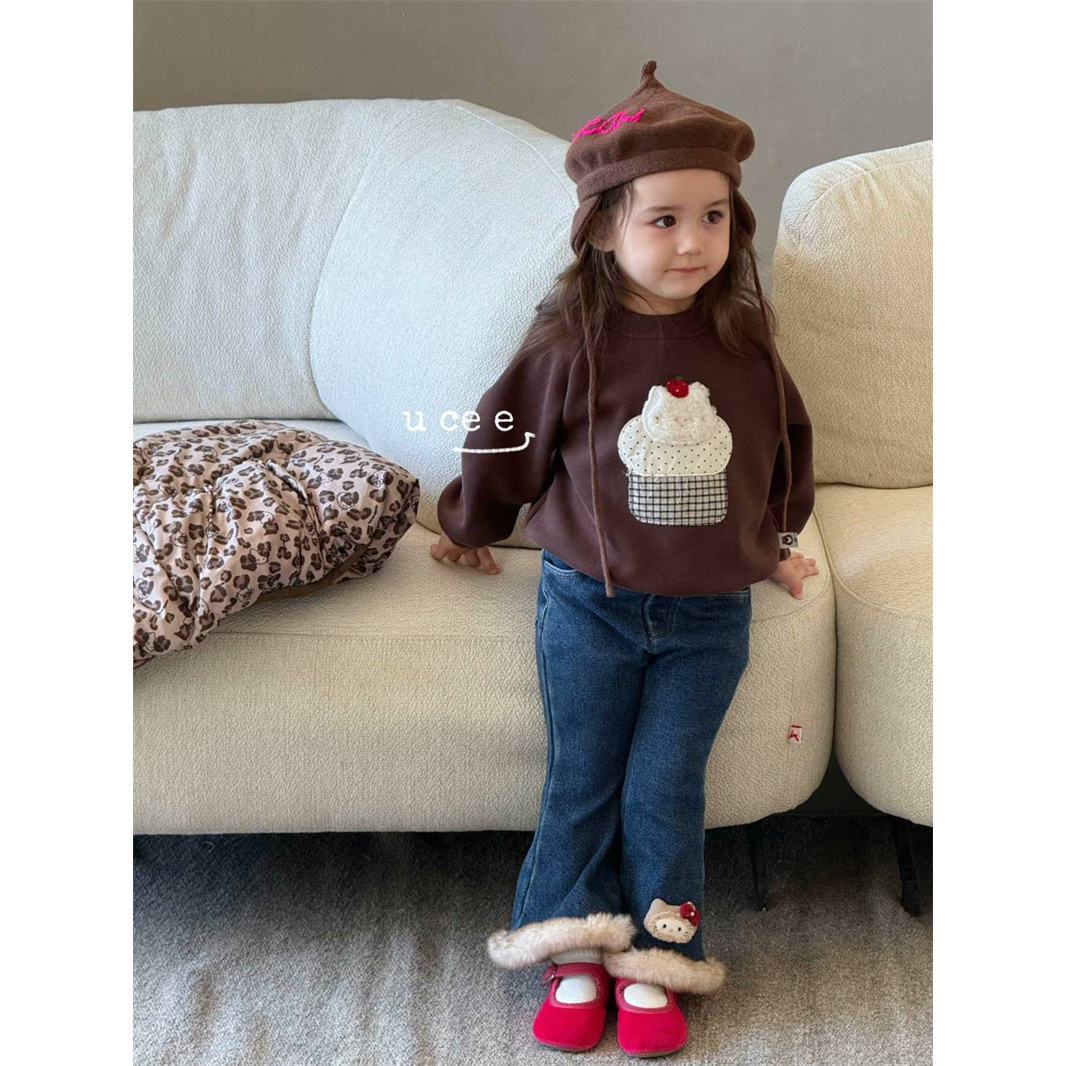 釉兮·25冬~脚口毛毛边休闲裤265291（汉服童装）