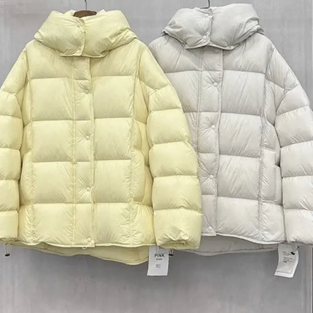 冬季新款女中长款连帽加厚泡芙