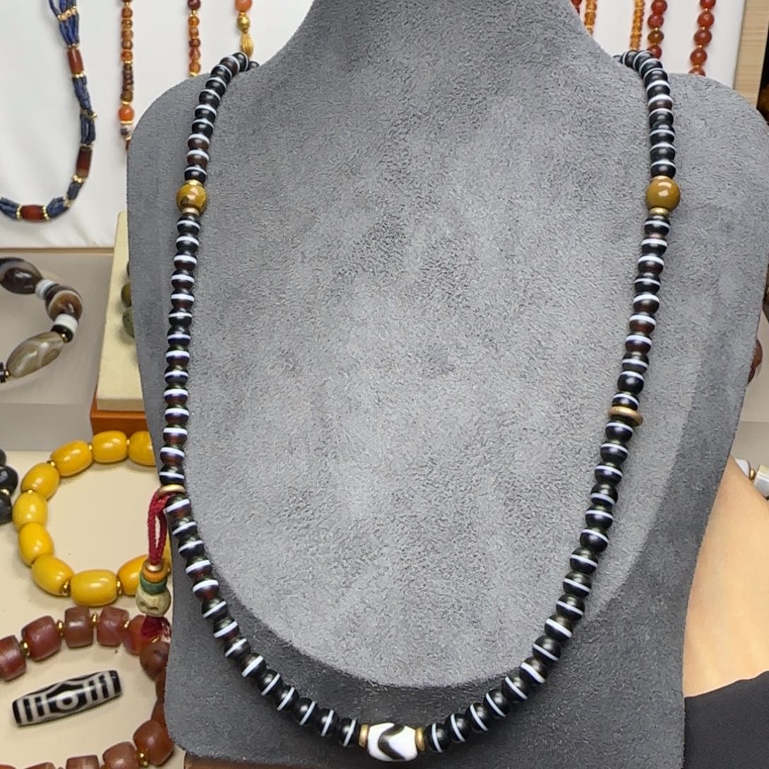 玛瑙/玉髓颈饰未镶嵌zhu di di di di