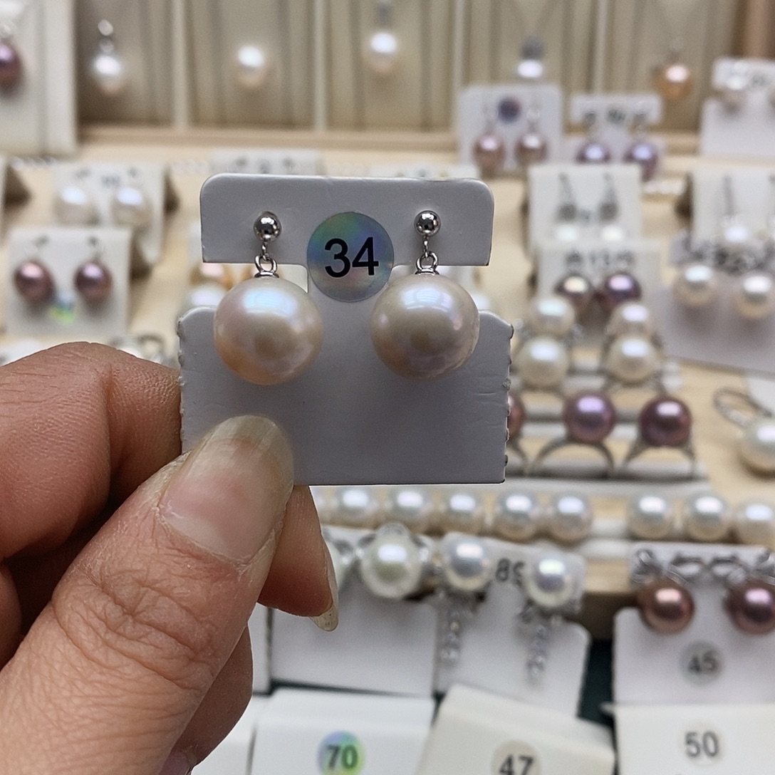 淡水珍珠颈饰银S925镶嵌