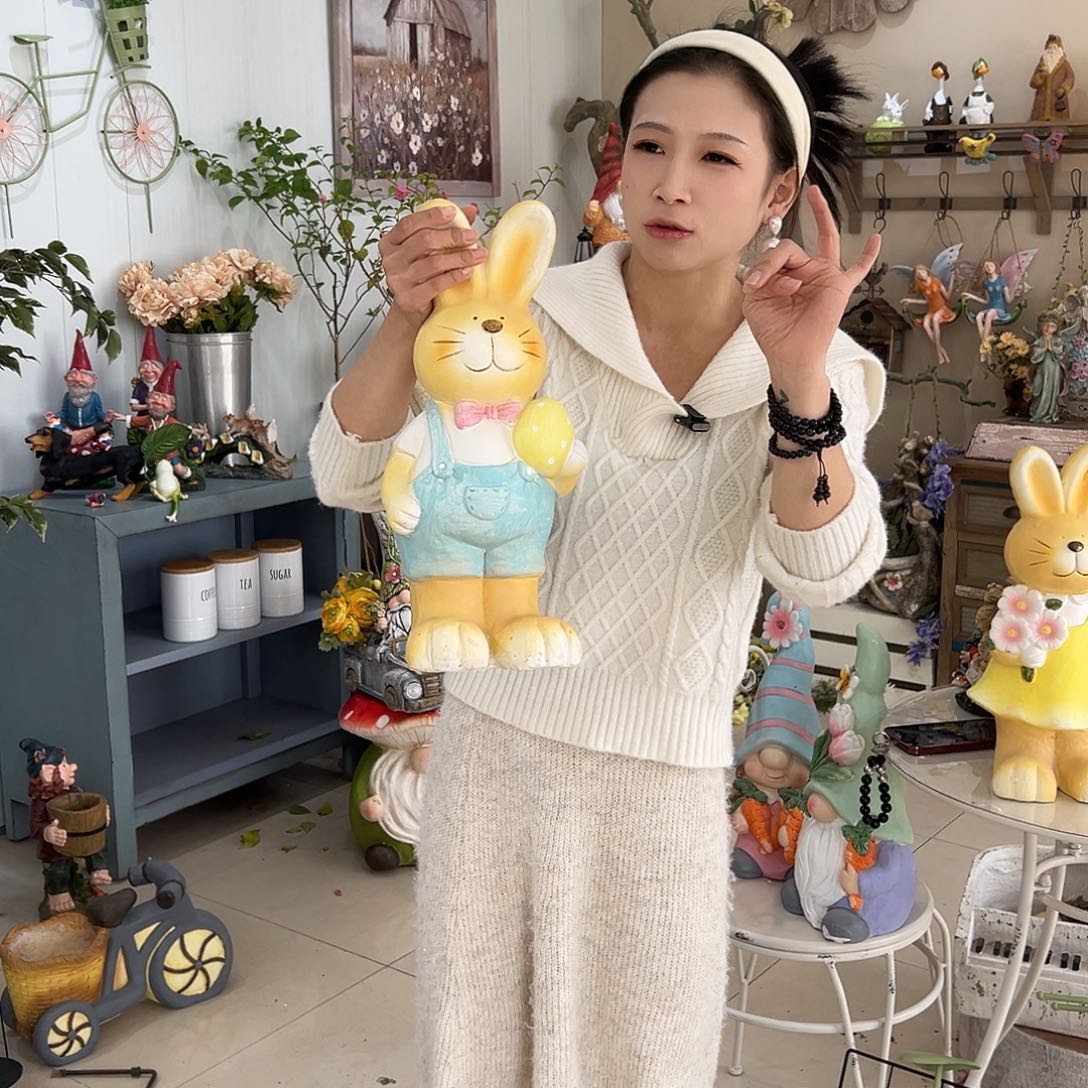 花园摆件红红火火