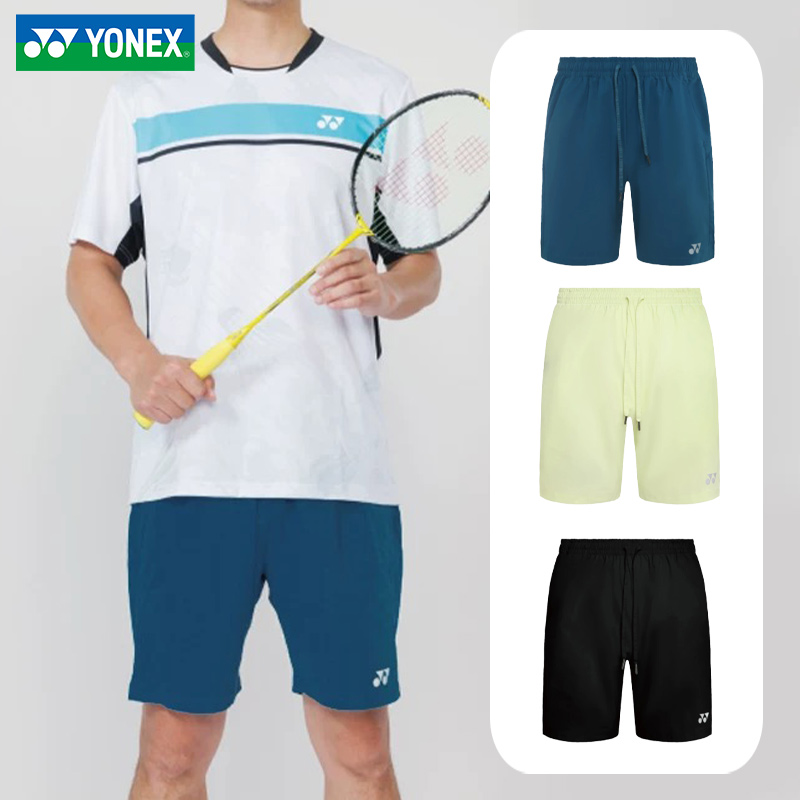 YONEX尤尼克斯羽毛球服男女运动跑步吸汗速干短裤120075BCR
