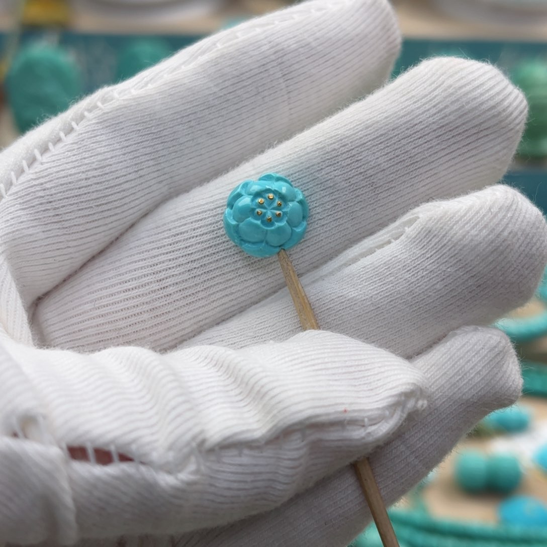 绿松石珠宝奇石未镶嵌