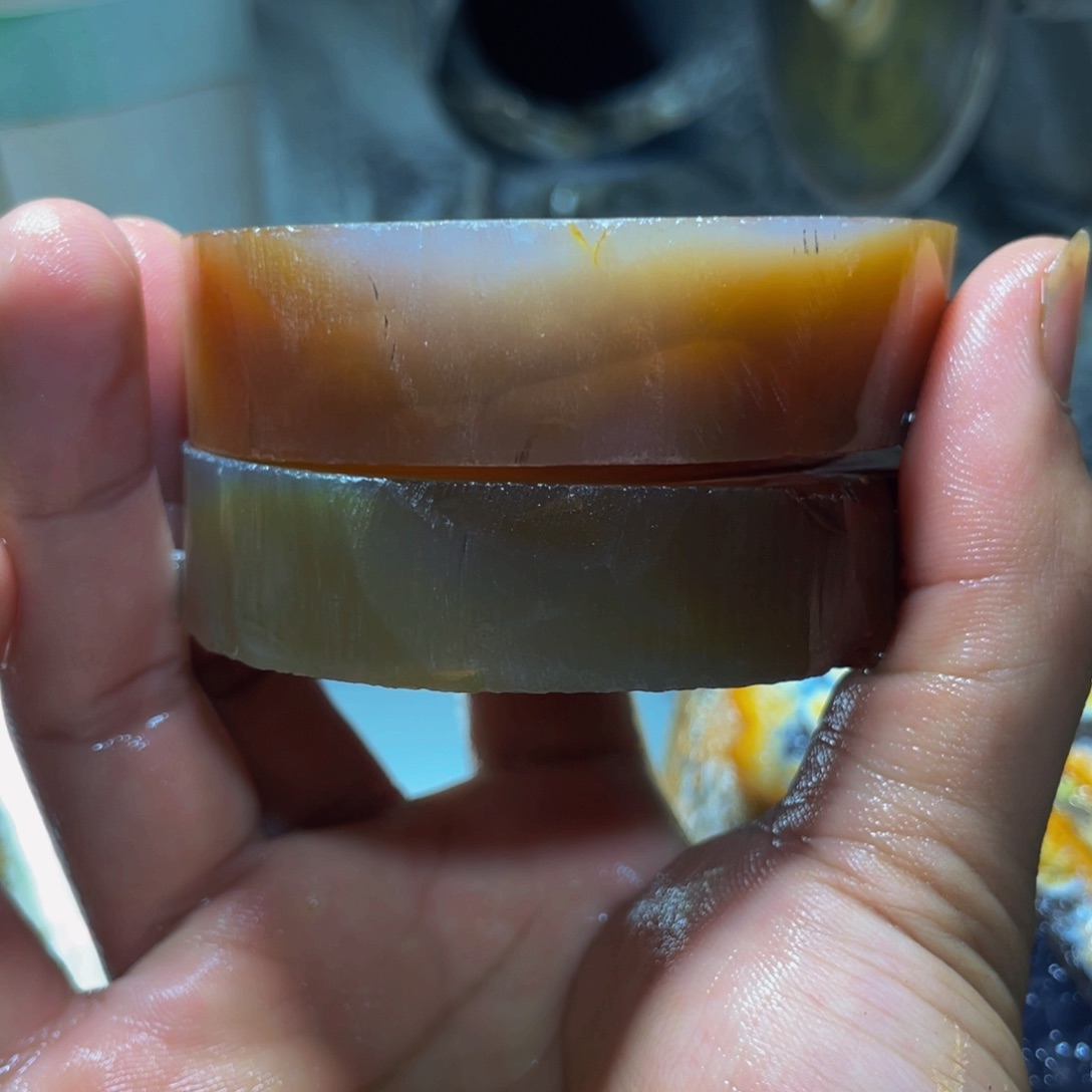 定制玛瑙申*明手镯工费