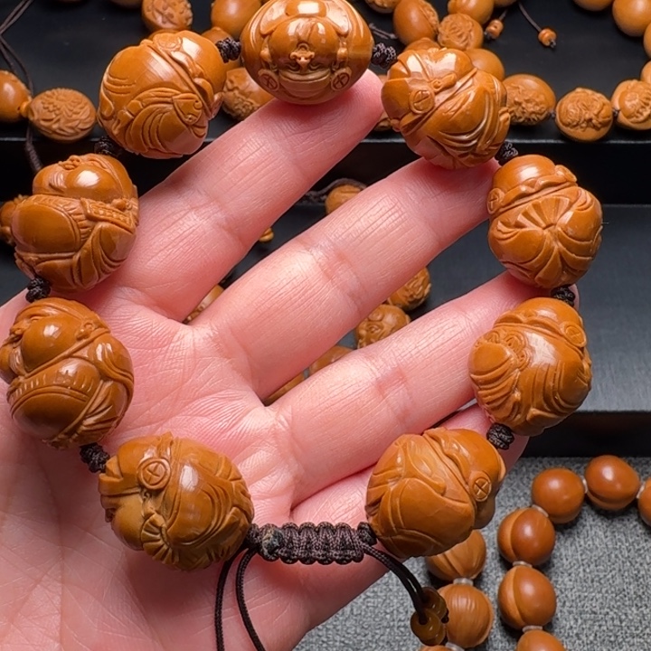 橄榄核手串/手链海派财神