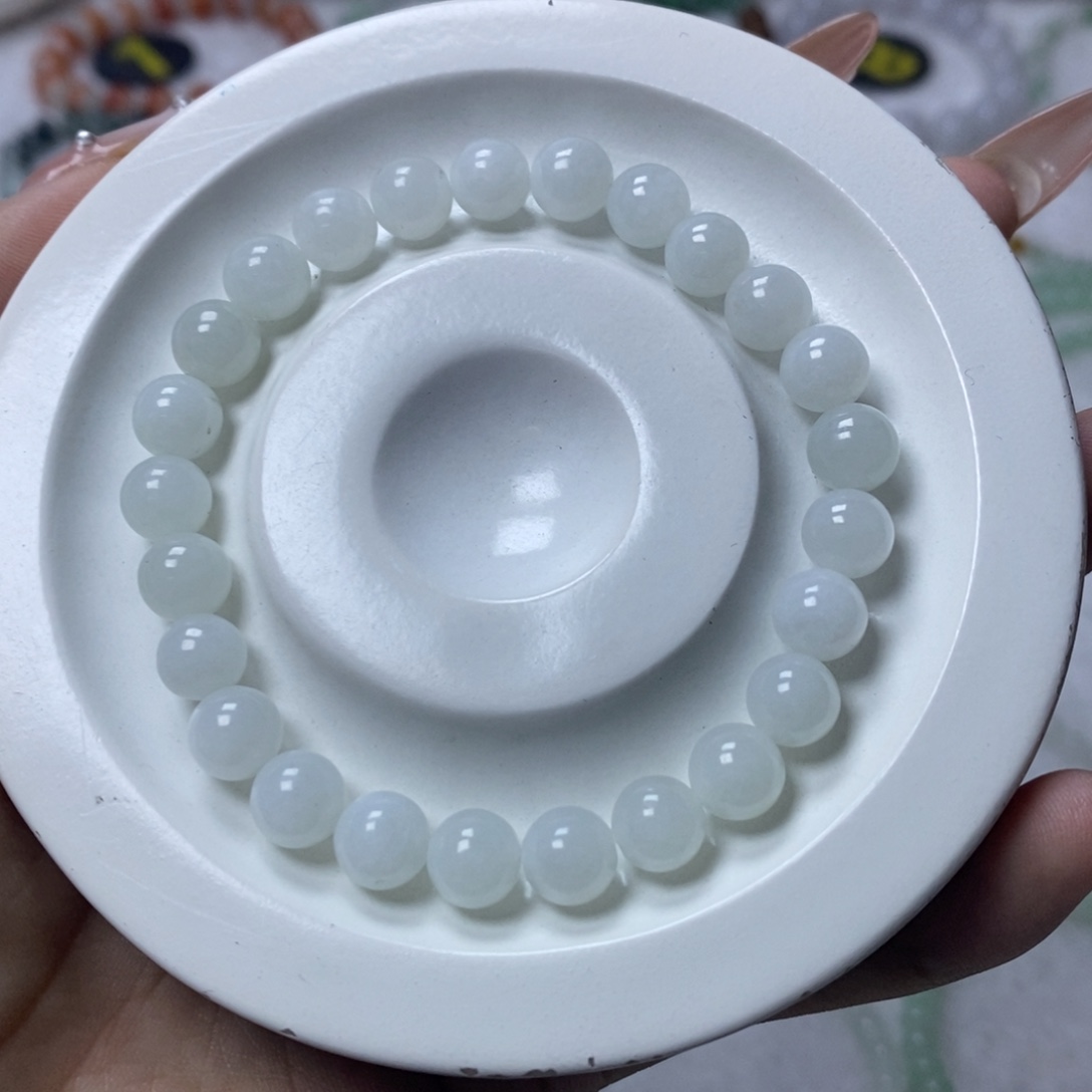 未镶嵌手链翡翠白月光卡7