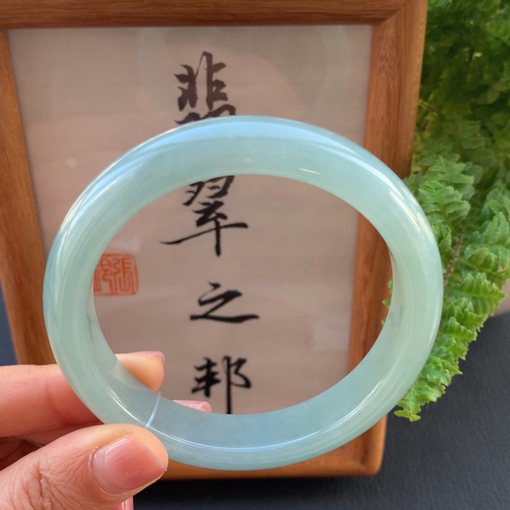 翡翠手镯未镶嵌翡翠手镯58