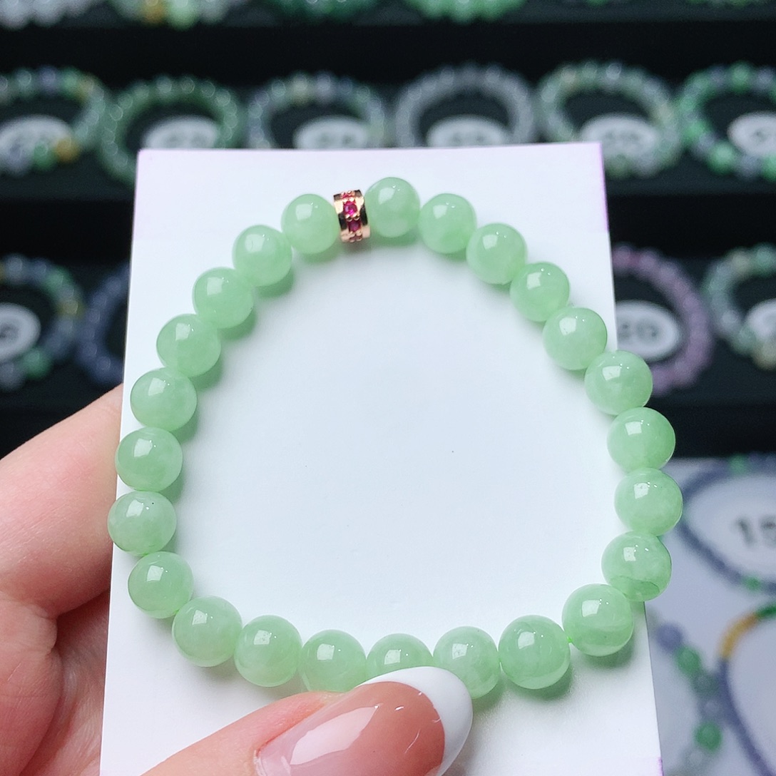 翡翠手链未镶嵌翡翠