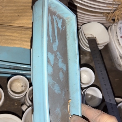 瓷片国营厂库存微瑕22.5厘米