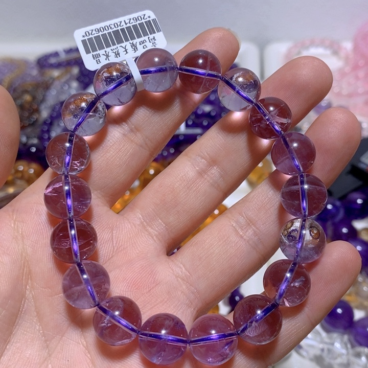 水晶手链未镶嵌紫水晶玻利维亚12mm
