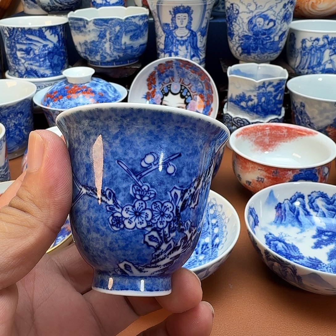 杯子景德镇全手工手绘陶瓷