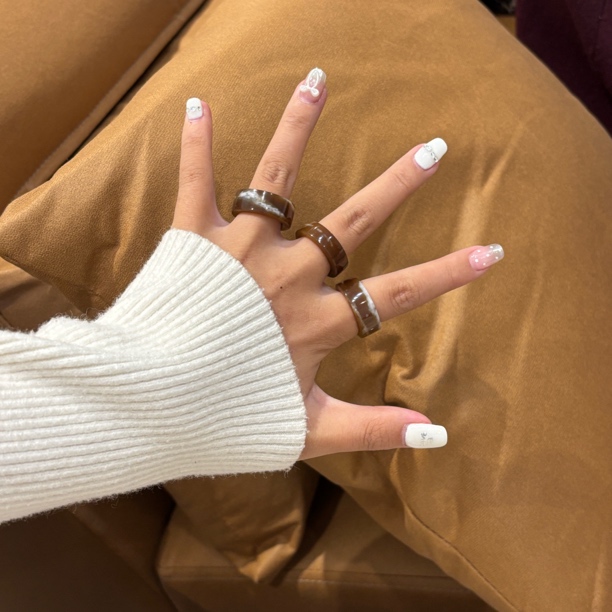 牛扎糖戒圈戒指小众