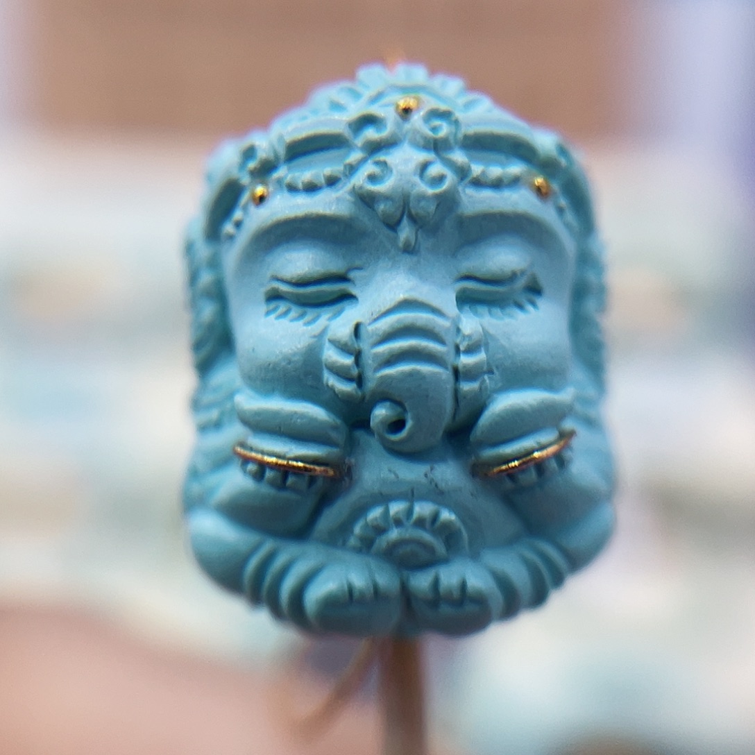 未镶嵌绿松石珠宝奇石