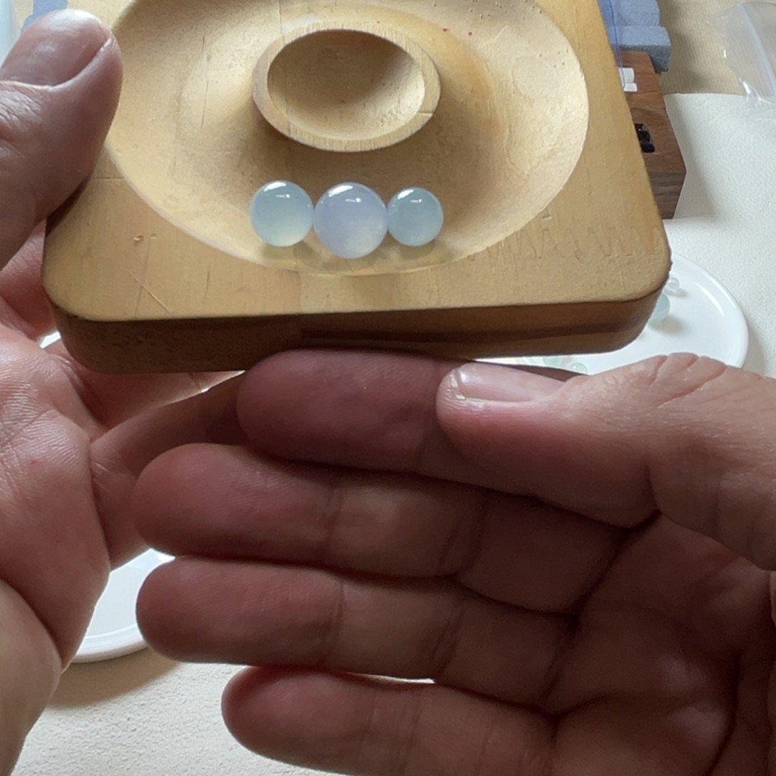 七***七定制翡翠未镶嵌翡翠散珠