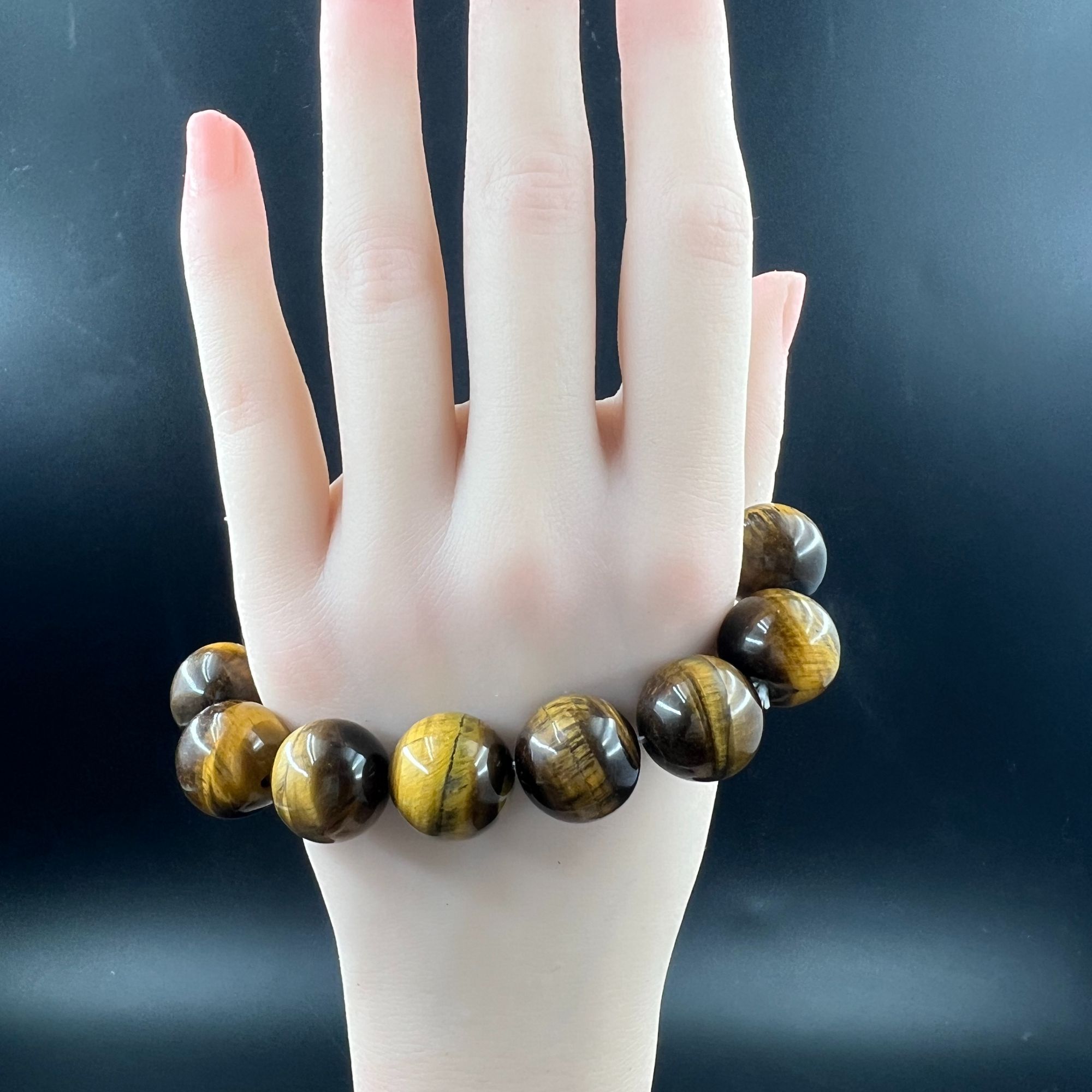 虎晴石卡20圆型手串（小白总专属）