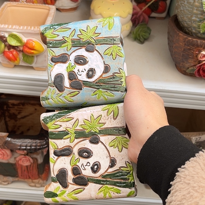 粗陶材质多肉花盆
