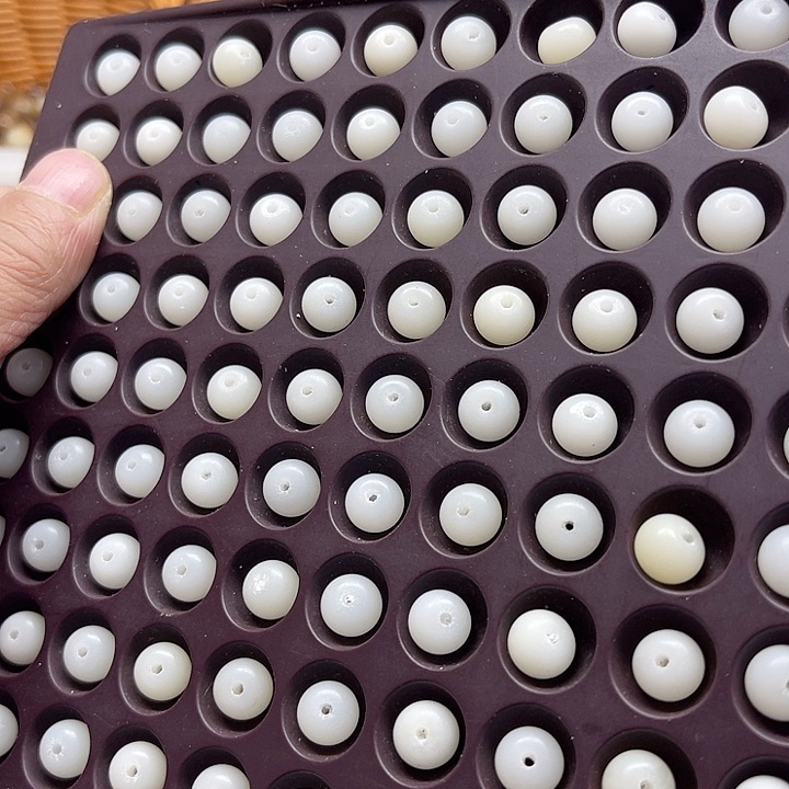 白玉菩提吊坠瑕疵9-7白玉苹果200颗