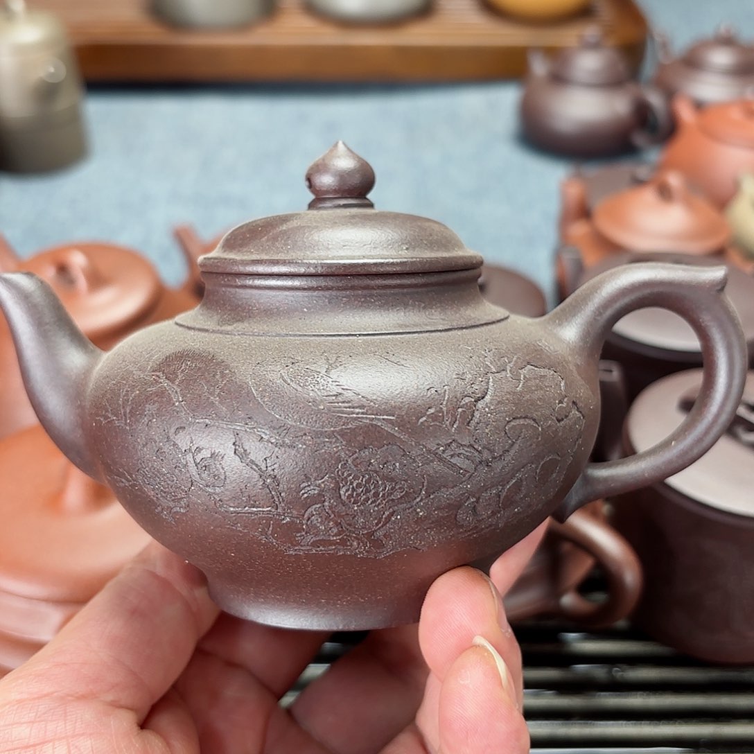 紫砂茶壶全手工笑樱