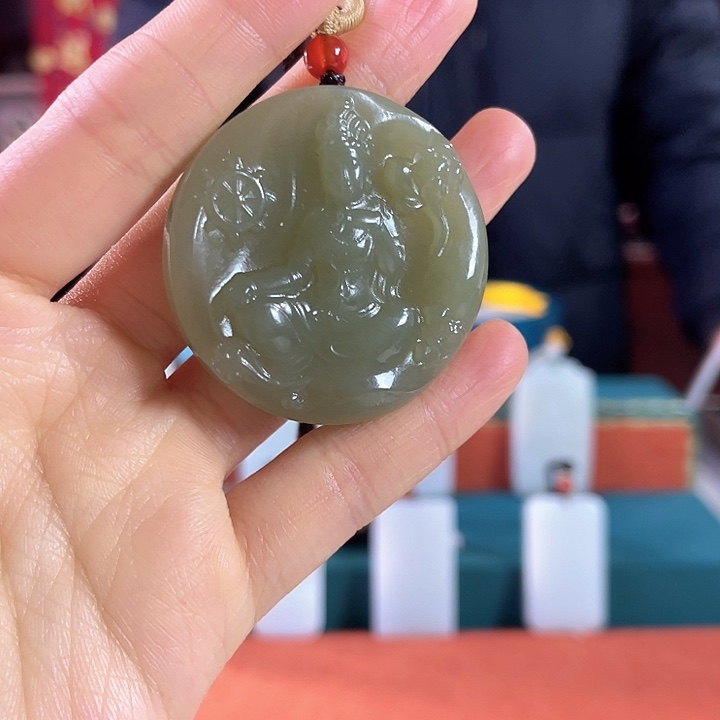 和田玉吊坠未镶嵌